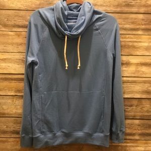 Champion Tops Blue Cowl Neck Pullover sweatshirt